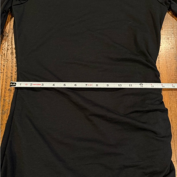 BTFBM Black Ruched Asymmetrical  Bodycon Mini Dress – NWT Size Small - Picture 10 of 13